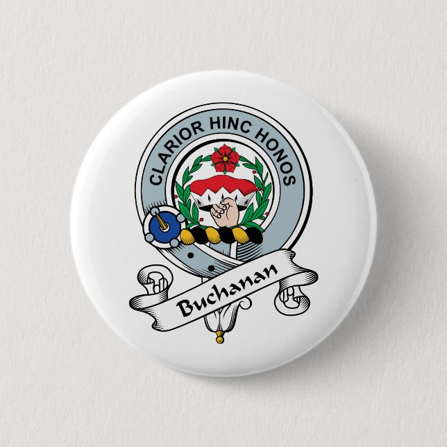 Buchanan Clan Badge Pinback Button (Front)