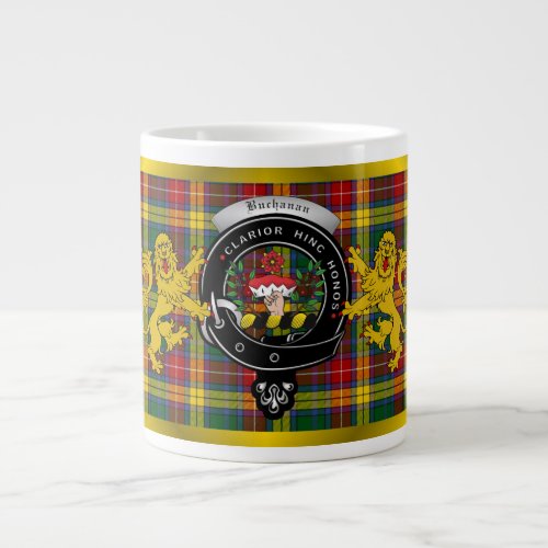 Buchanan Clan Badge  Tartan Jumbo Mug