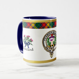 Buchanan Clan Badge Tartan & Motto Mug