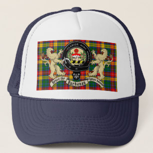Buchanan Clan Badge & Tartan Trucker Hat