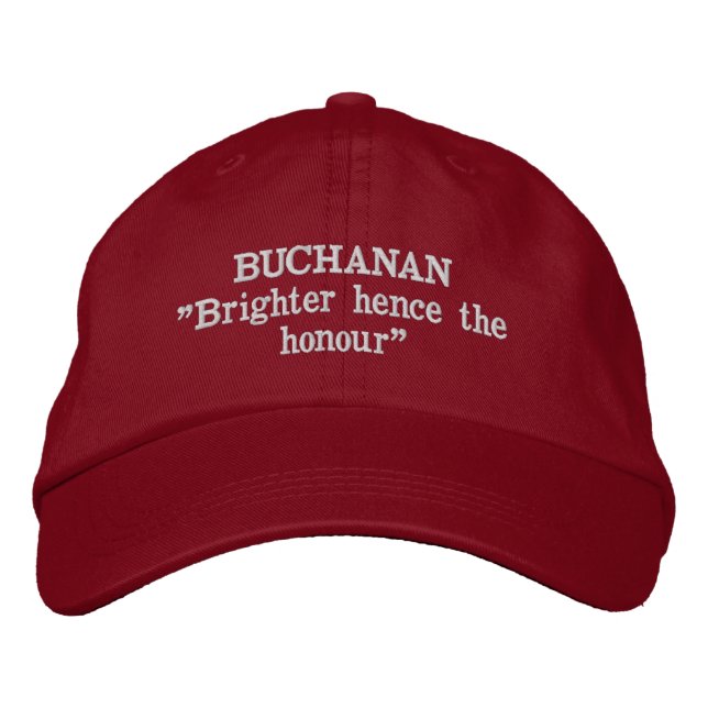 Buchanan Clan Motto Embroidered Hat (Front)