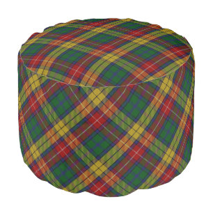 Buchanan Clan Scottish Tartan Plaid Pouf