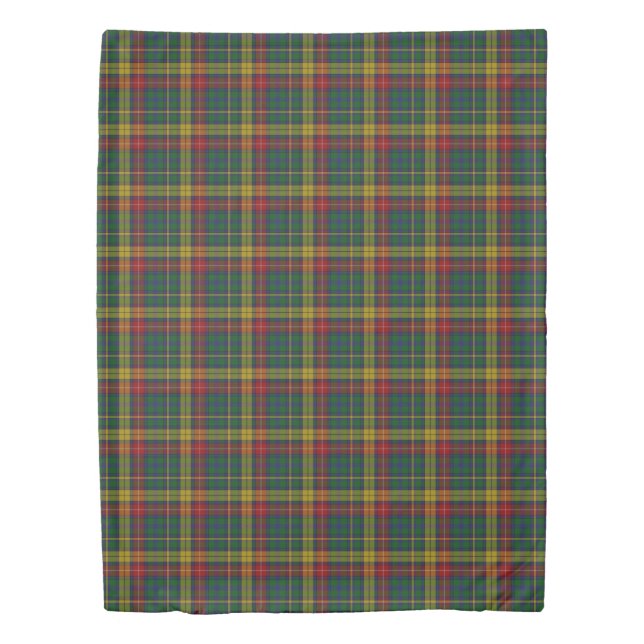 Buchanan Clan Tartan Duvet Cover (Front)