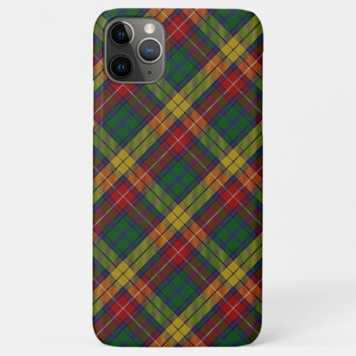 Buchanan Clan Tartan Plaid Pattern iPhone 11 Pro Max Case