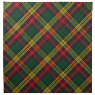 Buchanan Clan Tartan Plaid Pattern Cloth Napkin