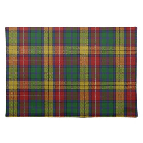 Buchanan Clan Tartan Plaid Pattern Cloth Placemat