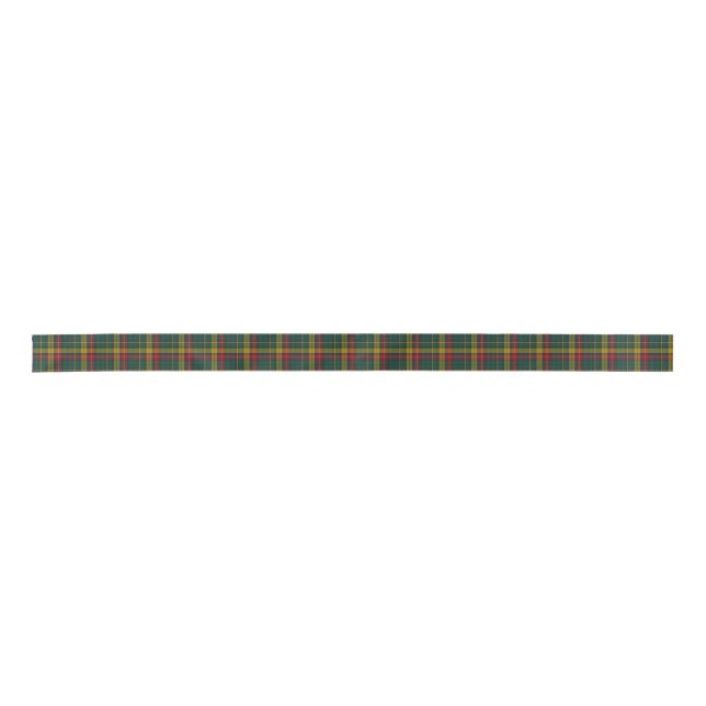 Buchanan Clan Tartan Plaid Ribbon (Front)