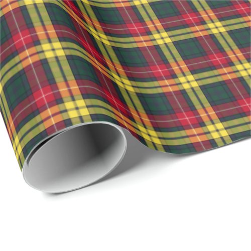 Buchanan Clan Tartan Wrapping Paper