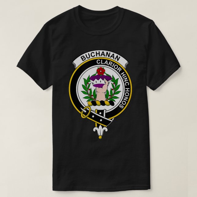 Buchanan Coat of Arms  Family Crest  T-Shirt (Design Front)