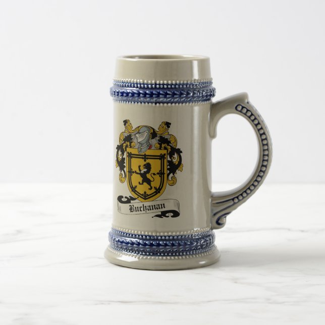 Buchanan Coat of Arms Stein - Family Crest (Right)