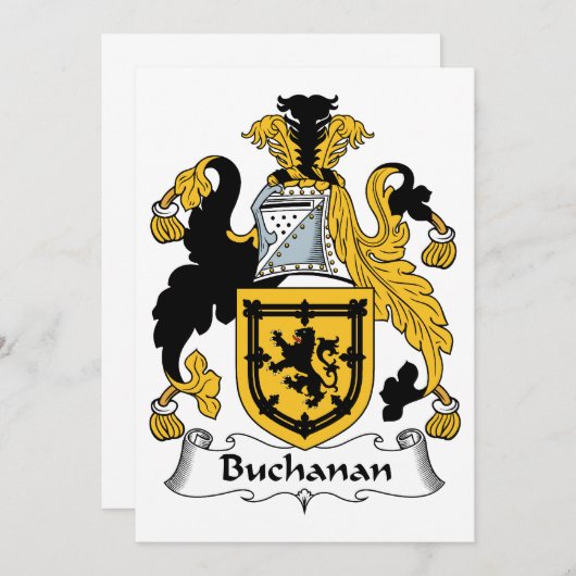 Buchanan Family Crest (Front/Back)