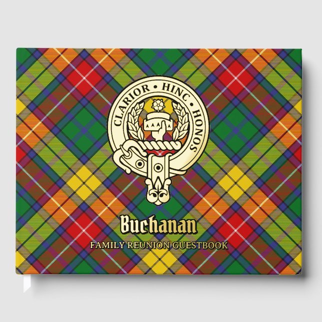Buchanan Family Reunion Foil Guest Book (Front)