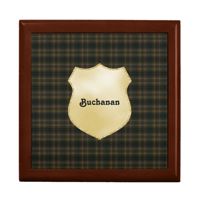 Buchanan Hunting Original Scottish Tartan Gift Box (Front)