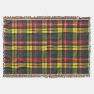 Buchanan M Original Scottish Tartan Throw Blanket