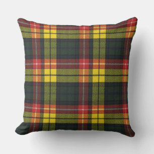 Buchanan Modern Original Scottish Tartan Throw Pillow