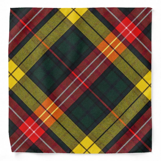 Buchanan Modern Tartan Bandana (Front)