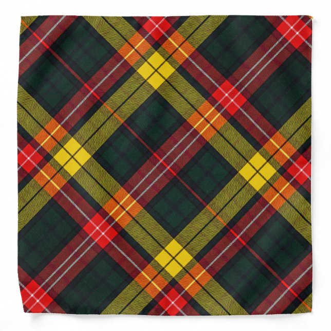 Buchanan Modern Tartan Bandana (Front)