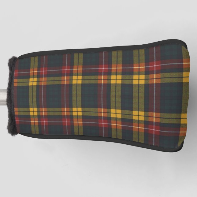 Buchanan Modern Tartan Golf Head Cover (Front)
