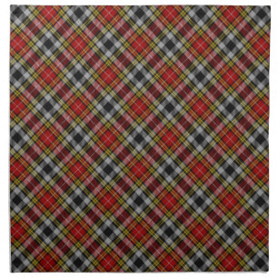 Buchanan Old Dress Tartan Family Plaid  Cloth Napkin