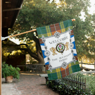 Buchanan Old Sett Tartan Garden Flag - Tartan Flag