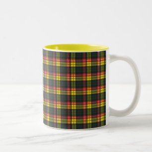 Buchanan Scottish Clan Tartan Two-Tone Coffee Mug