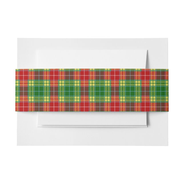 Buchanan Scottish Tartan Belly Band (Front Example)