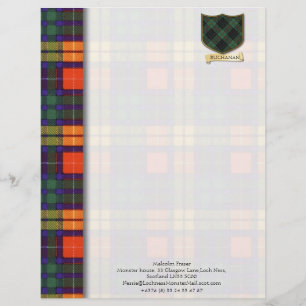Buchanan tartan design paper