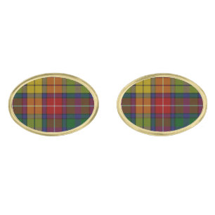 Buchanan Tartan Plaid Cuff Links