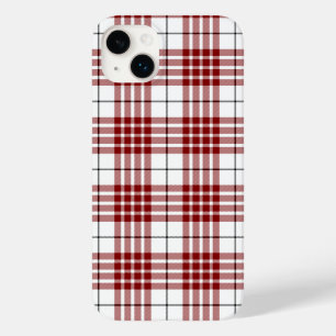 Buchanan tartan red white plaid Case-Mate iPhone 14 plus case