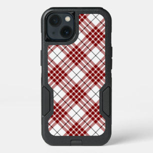 Buchanan tartan red white plaid iPhone 13 case