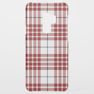 Buchanan tartan red white plaid uncommon samsung galaxy s9 plus case