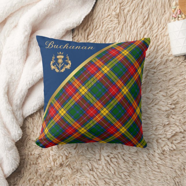 Buchanan Tartan Throw Pillow (Blanket)