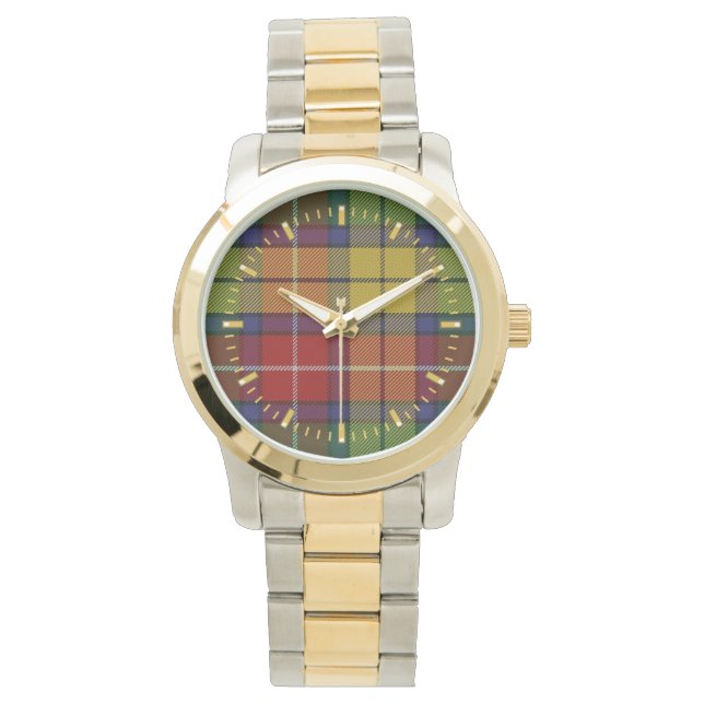 Buchanan Tartan Two-tone Watch (Front)