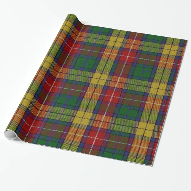Buchanan Tartan Wrapping Paper Zazzle