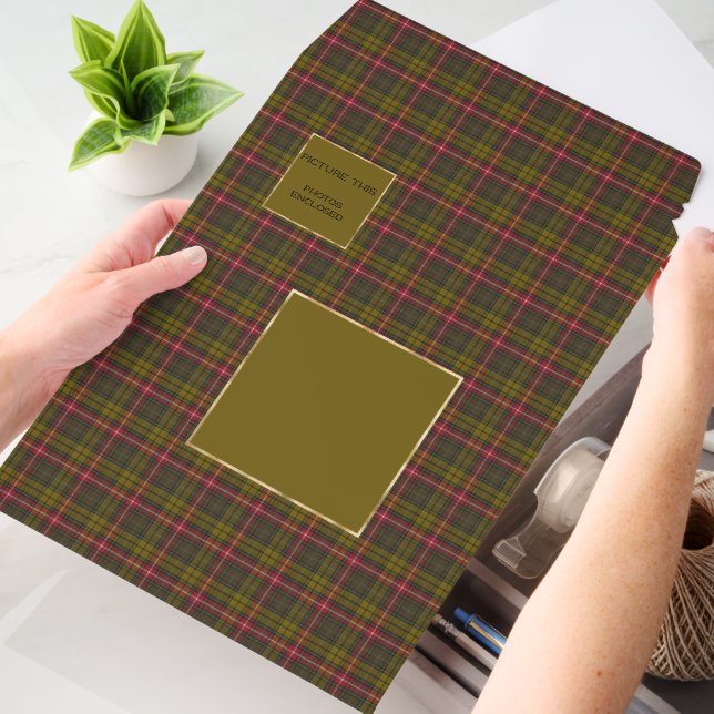 Buchanan Weathered Original Scottish Tartan Envelope Mailers (Desk)
