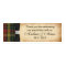 Buchanan Weathered Tartan Wedding Thank You Favor