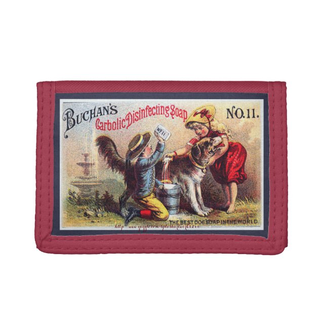 "Buchan's Carbolics Disinfecting Soap" Trifold Wallet (Front)