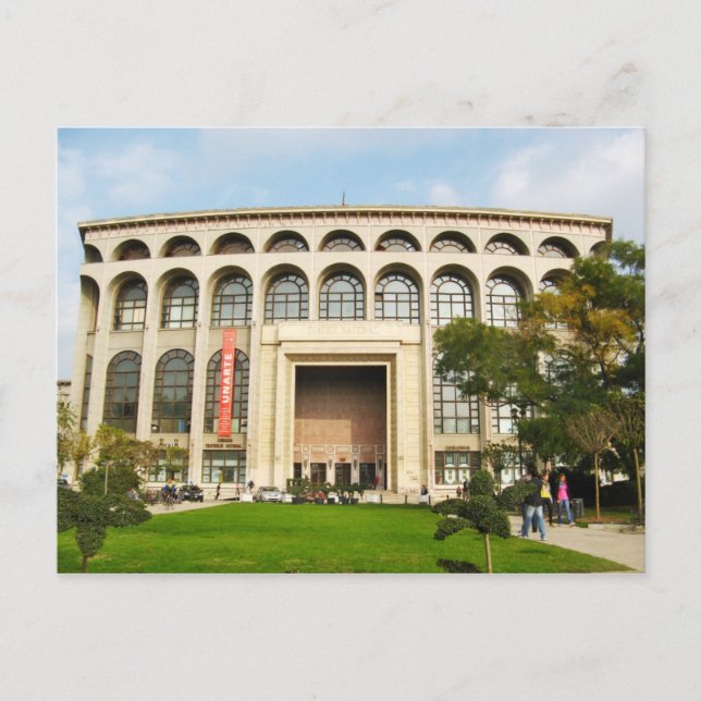 Bucharest building postcard (Front)