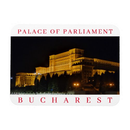 Bucharest Palace of Parliament fridge magnet