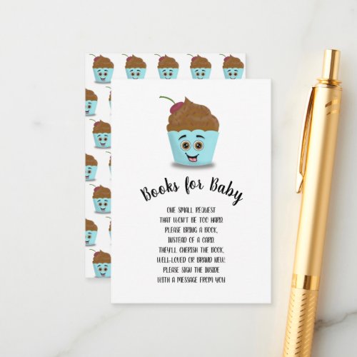 Bucher for Baby Cupcake Cartoon Characteristics Enclosure Card