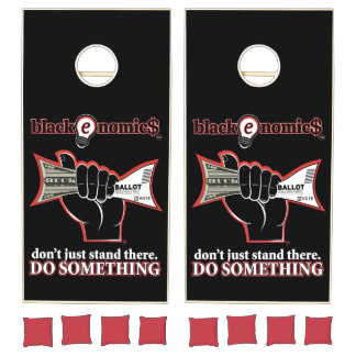 "Buck and Ballot" Cornhole Set