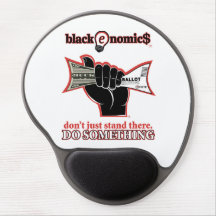 "Buck and Ballot" Gel Mousepad (White)