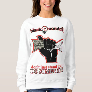 "Buck and Ballot" White Sweatshirt for Women