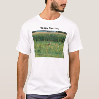 Buck and Cornfield, Happy Hunting T-Shirt