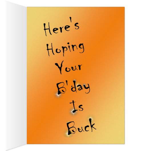 Buck B'day (Inside (Right))