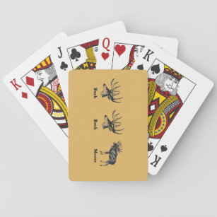Buck Buck Moose Playing Cards
