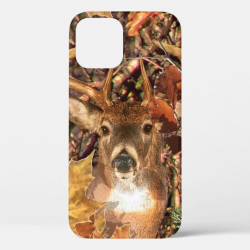 Buck Camouflage White Tail Deer  iPhone 12 Pro Case