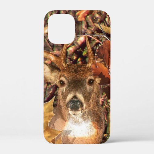 Buck Camouflage White Tail Deer iPhone 12 Mini Case