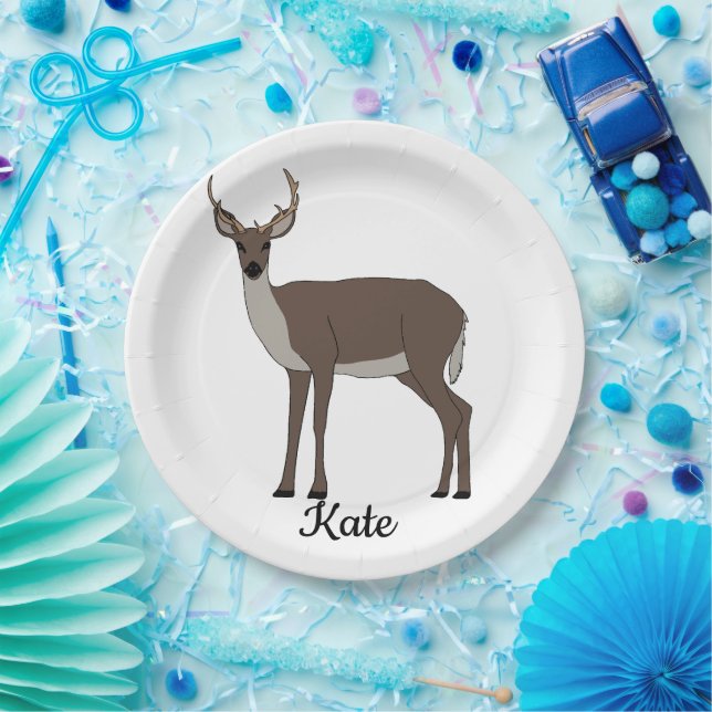 Buck Deer Paper Plates (Party)