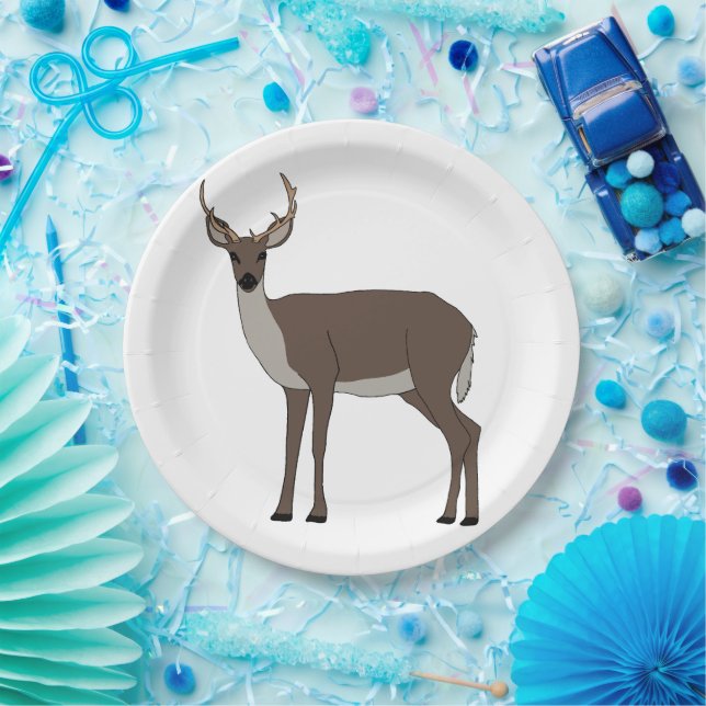Buck Deer Paper Plates (Party)
